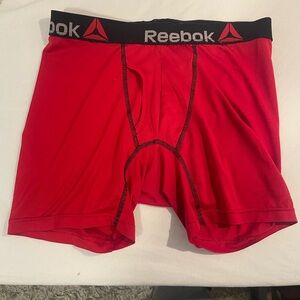 Reebok Men's Vibrant Red Boxer Briefs